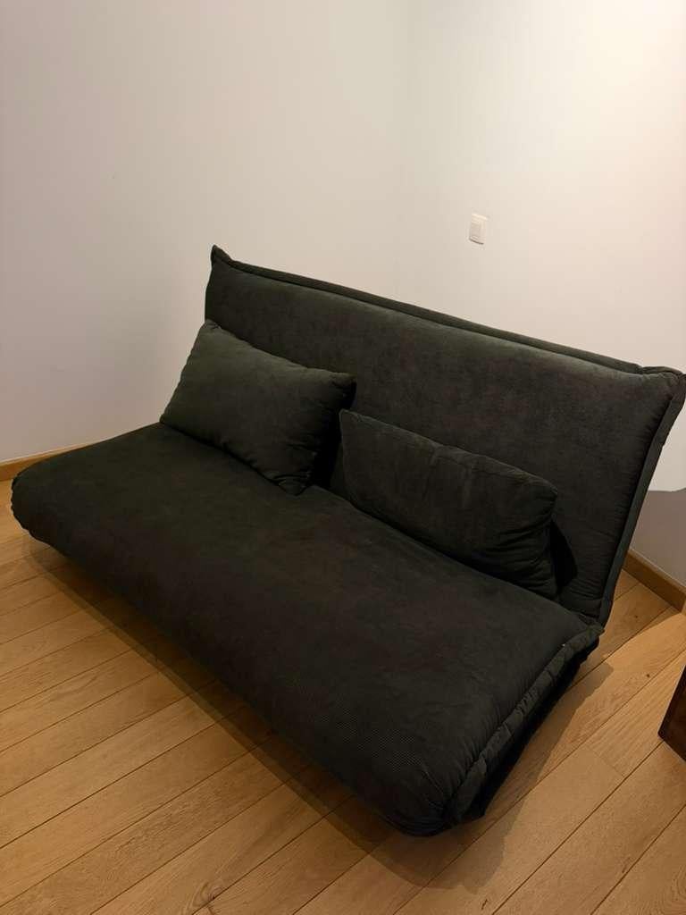 Lage zetel - uitklapbaar tot bed, Ophalen, Tweepersoons, 75 tot 100 cm, Zo goed als nieuw