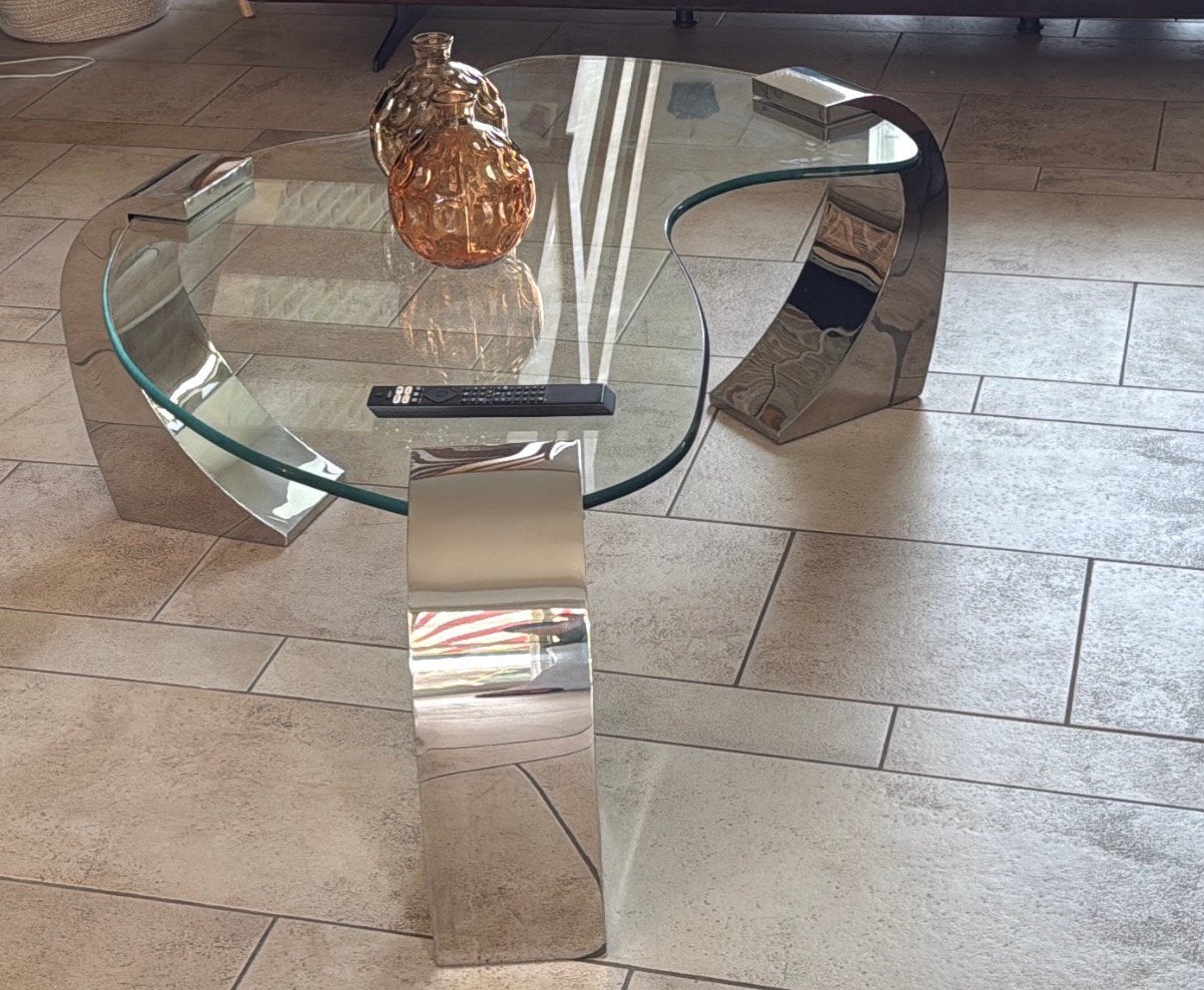 Vintage salon tafel, Ophalen, Zo goed als nieuw