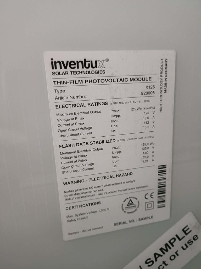 zonnepanelen, Doe-het-zelf en Bouw, Zonnepanelen en Toebehoren, Ophalen, Nieuw, Paneel, 100 tot 200 wattpiek