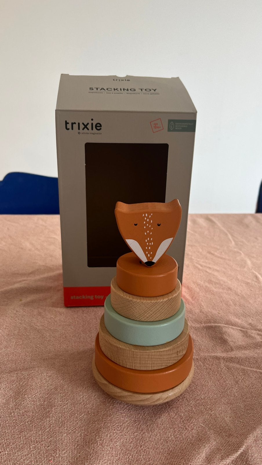 Trixie houten stapeltoren, Enlèvement, Comme neuf