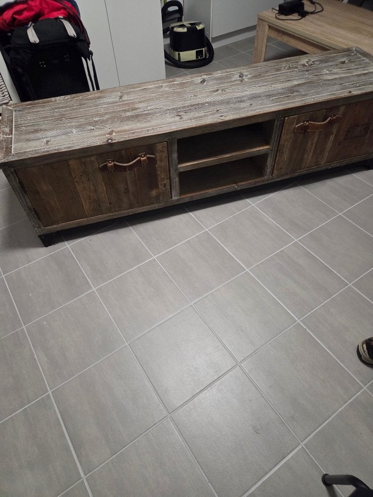 tv kast, Ophalen, 150 tot 200 cm, Zo goed als nieuw, Minder dan 100 cm