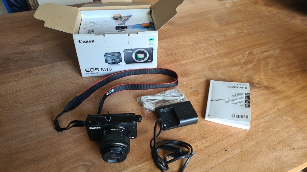 Canon EOS M10, Canon, 18 megapixels, Ophalen of Verzenden, Zo goed als nieuw
