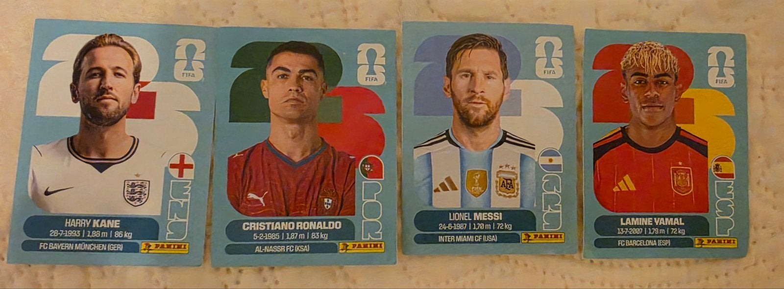 Panini WK2026, Collections, Autocollants, Enlèvement
