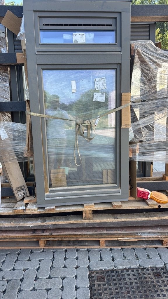 Châssis en bois, Bricolage & Construction, Vitres, Châssis & Fenêtres, Enlèvement, Neuf, Fenêtre de façade ou Vitre