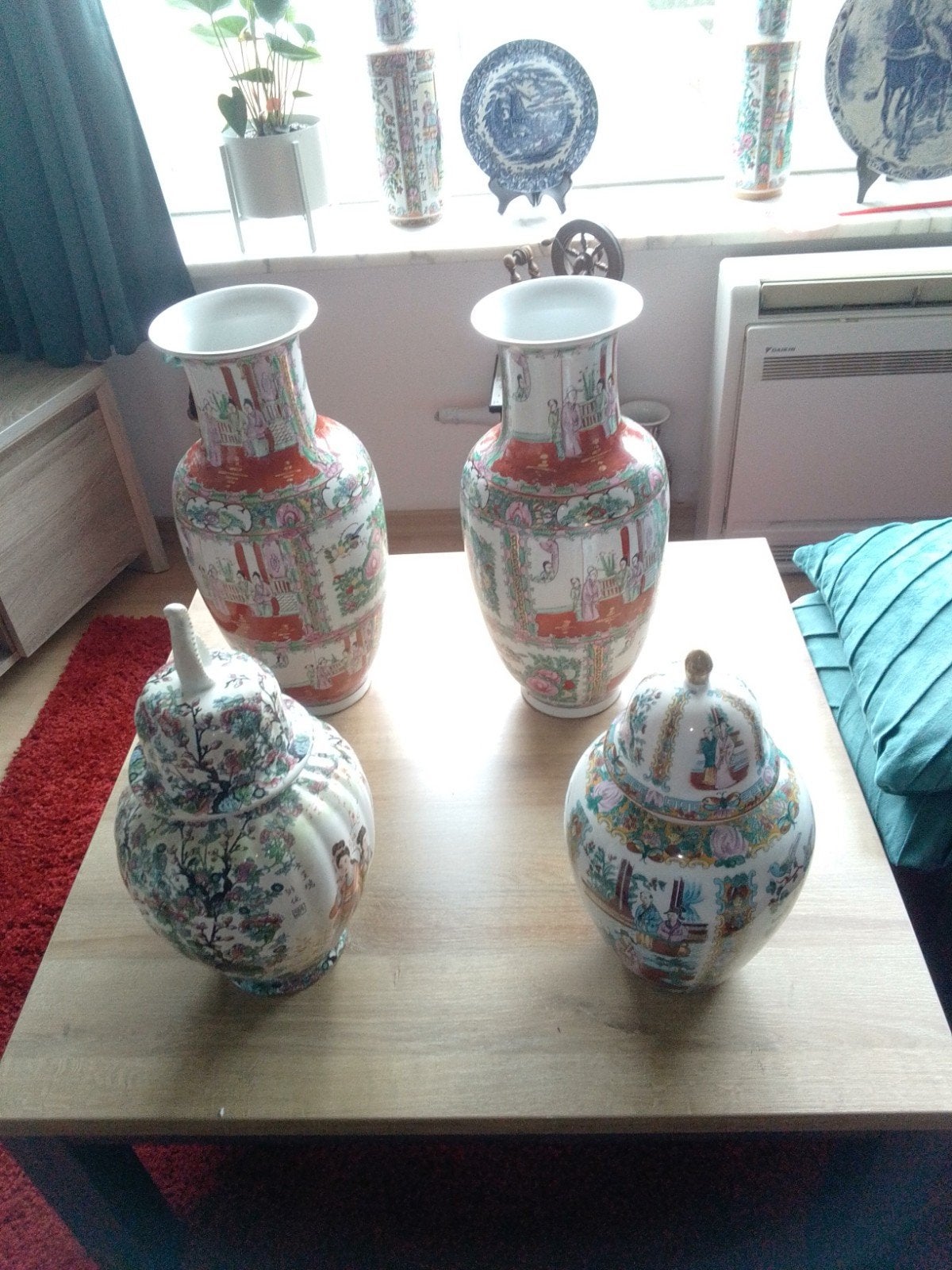 chineze vazen, Ophalen