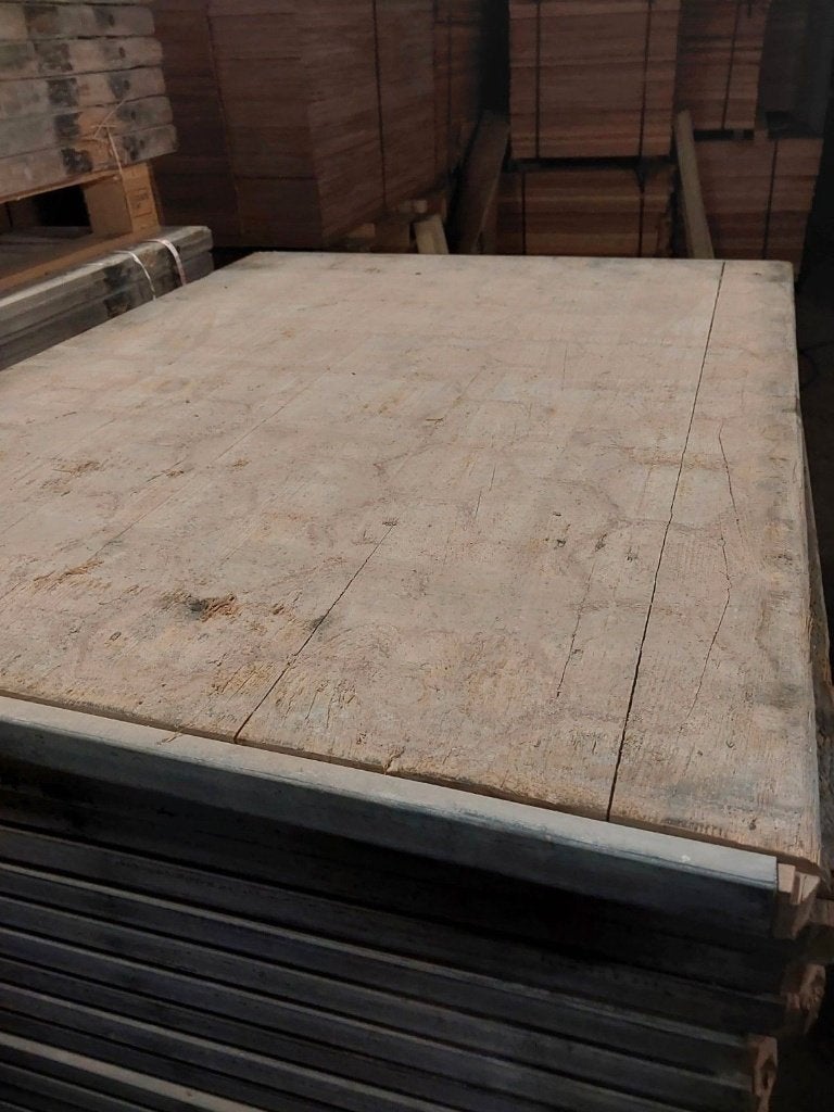 steenschotten gebruikt grenen nog 95mx1.40m dik 5cm, Ophalen, Gebruikt