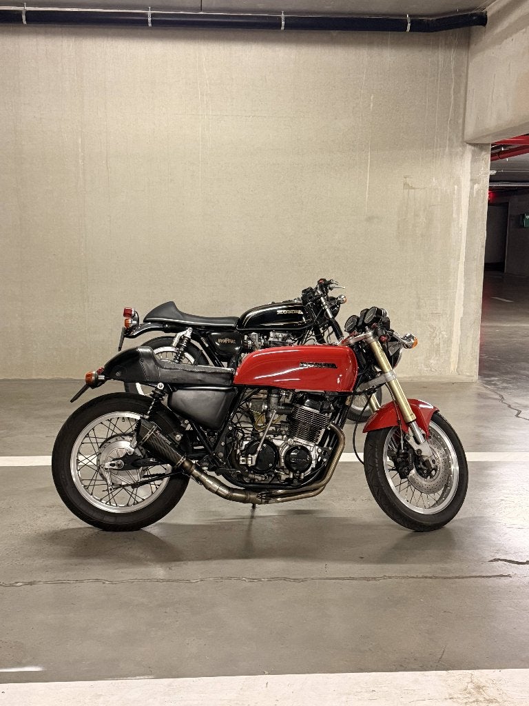 Honda CB750 K7 Café Racer 1977, Sportuitlaat, 4 cilinders, Motorrijbewijs A, Gebruikt
