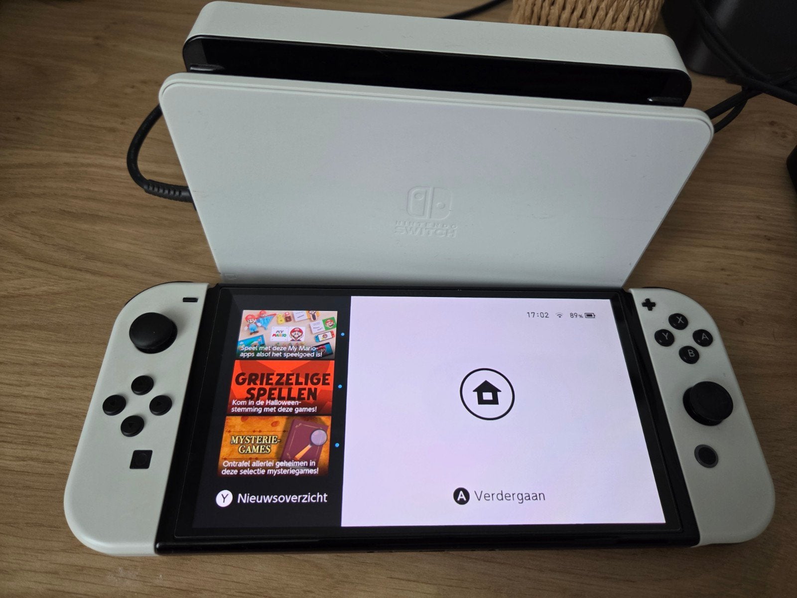 nintendo switch oled met accesoires, Ophalen of Verzenden, Zo goed als nieuw, Switch OLED