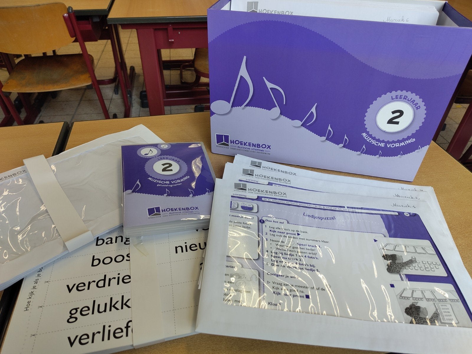 Hoekenbox muzische vorming 2e leerjaar, Boeken, Schoolboeken, Ophalen