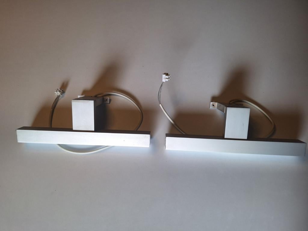 Allibert spiegel badkamerverlichting 2 st, Ophalen, Gebruikt, Glas