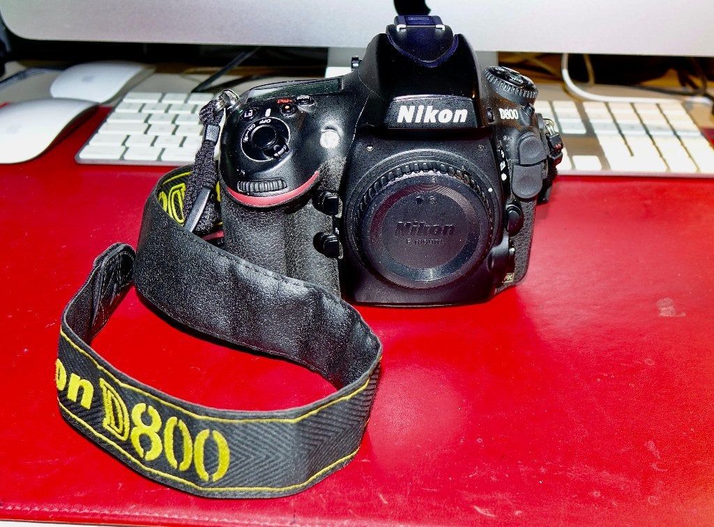 Nikon D800 Body,goede werking in doos, Audio, Tv en Foto, Ingebouwde flitser, Gebruikt, Spiegelreflex, Draagriem