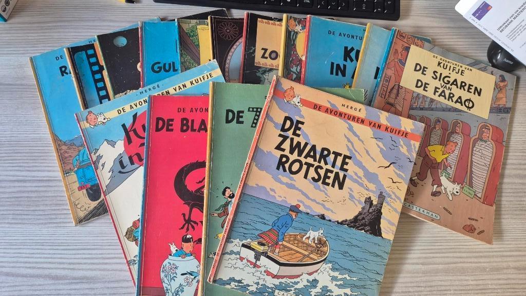 Alle stripverhalen Kuifje, Ophalen of Verzenden, Kuifje, Zo goed als nieuw, Overige typen