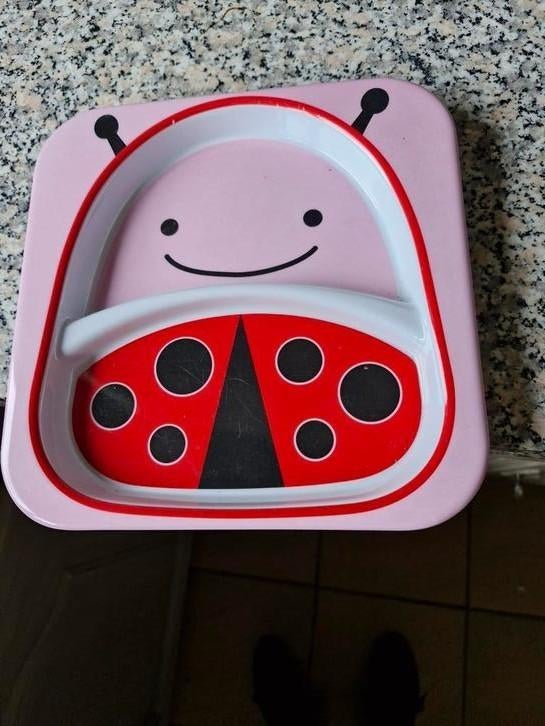 Assiette pour bébé avec 2 compartiments, Enlèvement ou Envoi, Comme neuf