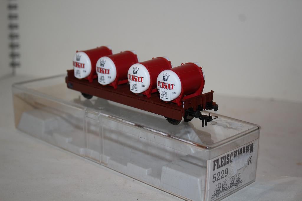 Fleischmann ho DB EKU, Gebruikt, Gelijkstroom, Fleischmann, Wagon
