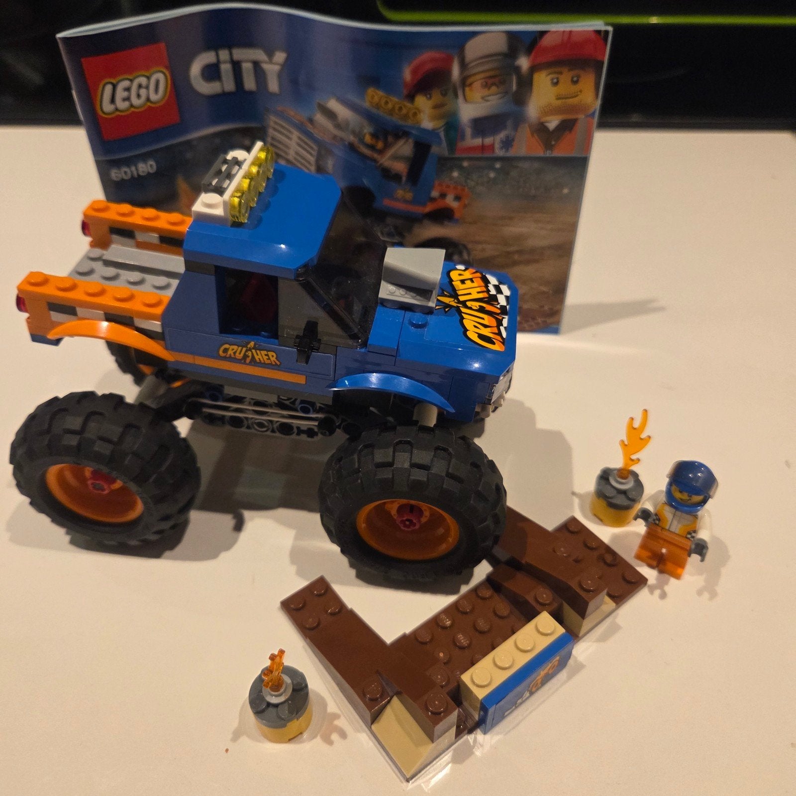 LEGO City 60180 Monster Truck, City, Enlèvement ou Envoi, Lego, Ensemble complet