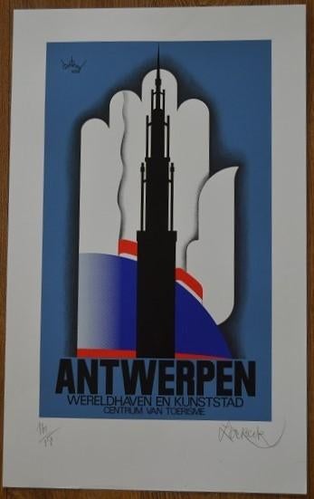 Zeefdruk. Antwerpen., Antiquités & Art, Enlèvement
