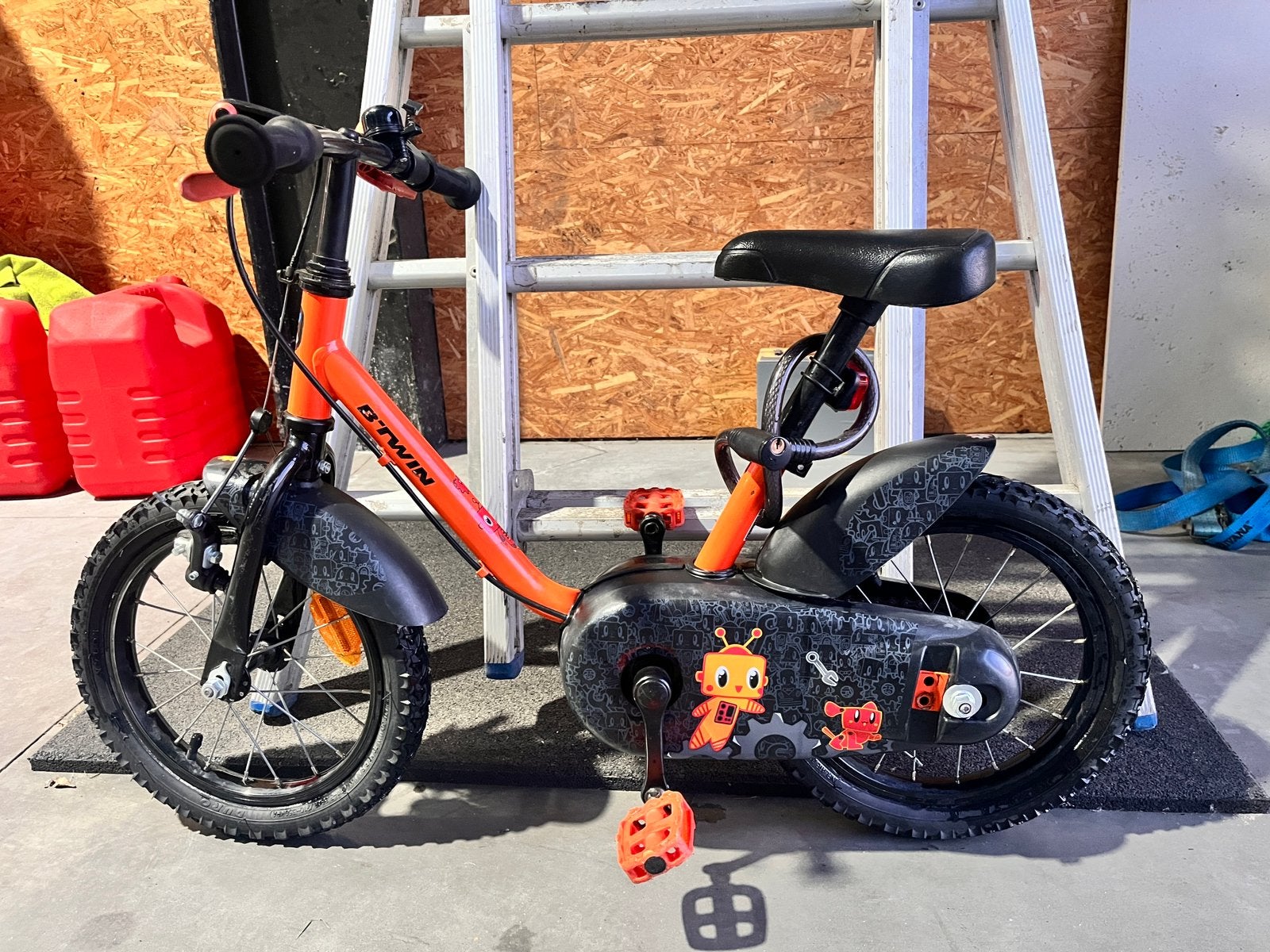 Kinderfiets b-twin 14inch , 2-4jaar, Enlèvement, Utilisé