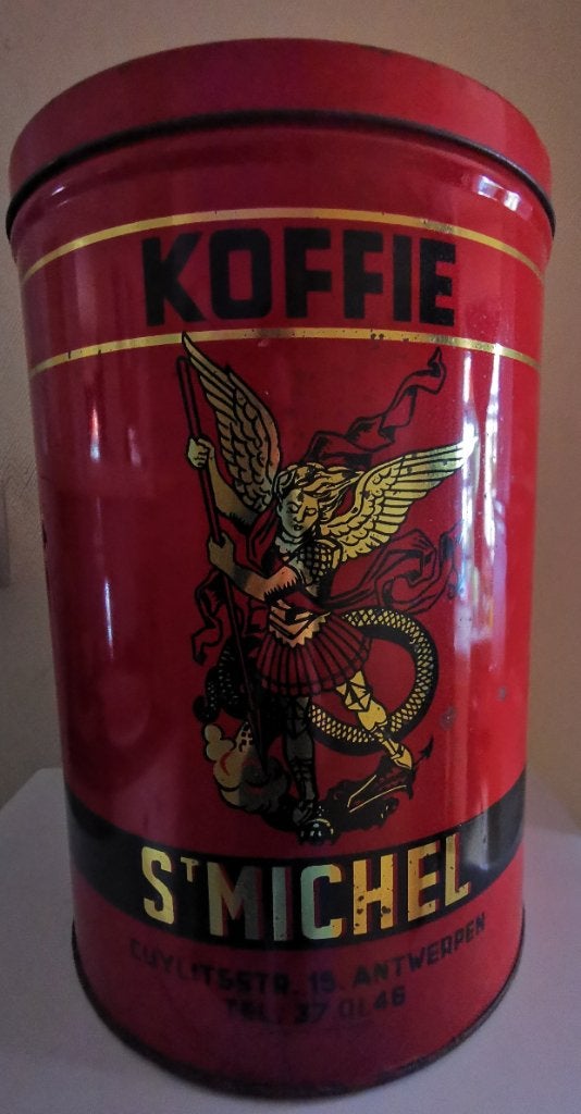 Oud koffieblik St-Michel, Enlèvement, Café, Autres marques