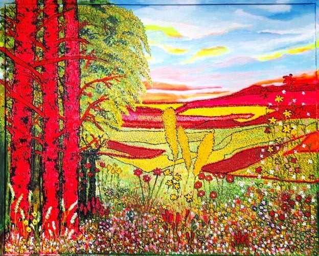 Kunsthandel Gennep - "Painting Memories", Antiquités & Art, Art | Peinture | Moderne, Enlèvement ou Envoi, Signé, Peinture acrylique