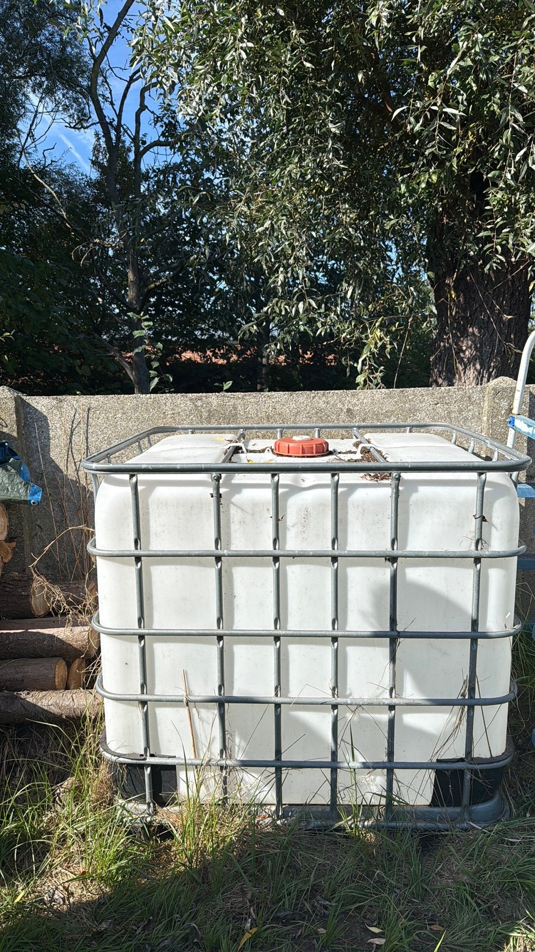 IBC tonnen twee tonnen, Tuin en Terras, Ophalen, Overige materialen, Gebruikt, Met kraantje