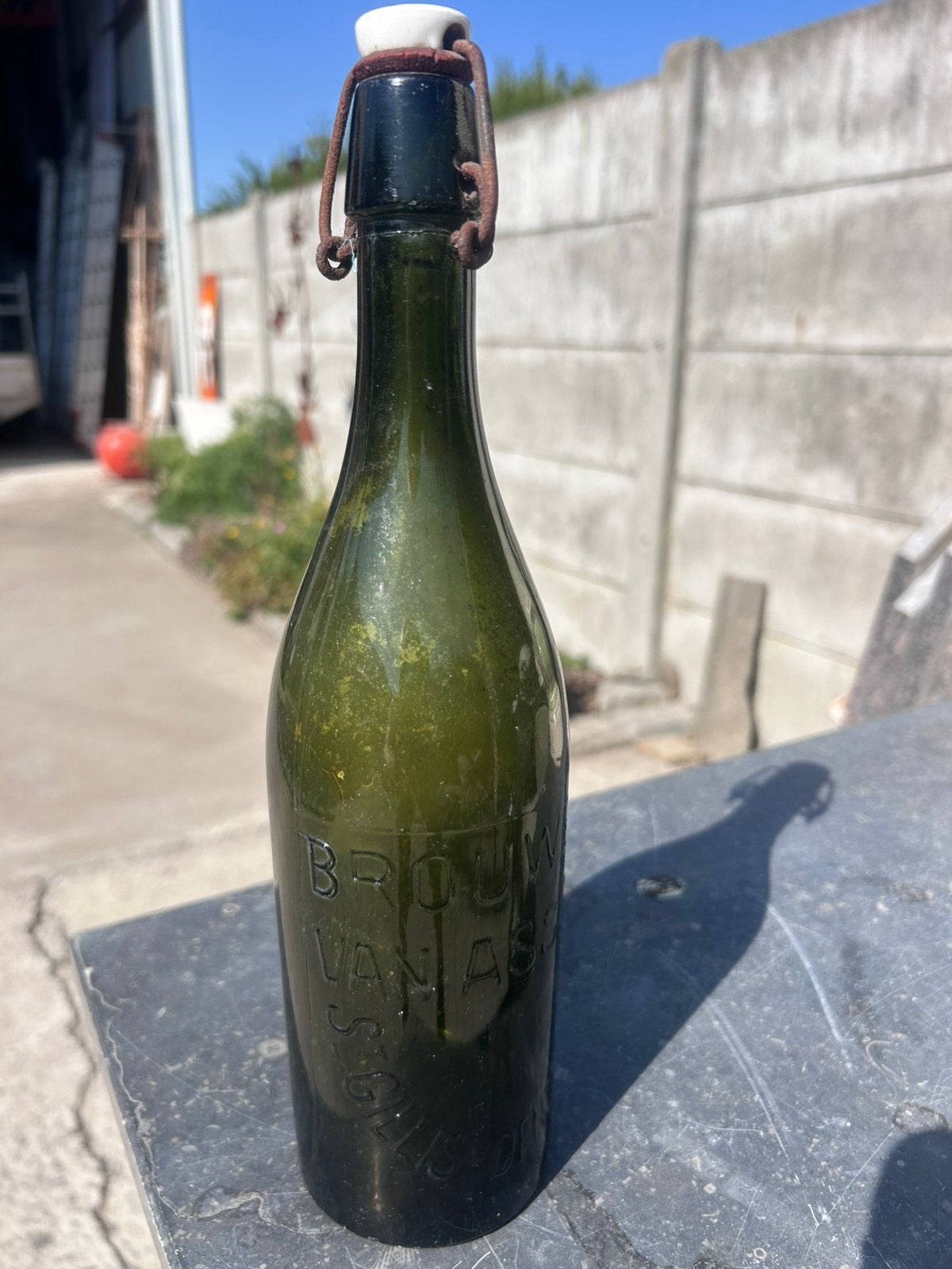 Theofhiel Van ASSCHE grote fles 1900, Ophalen, Gebruikt, Flesje(s), Overige merken