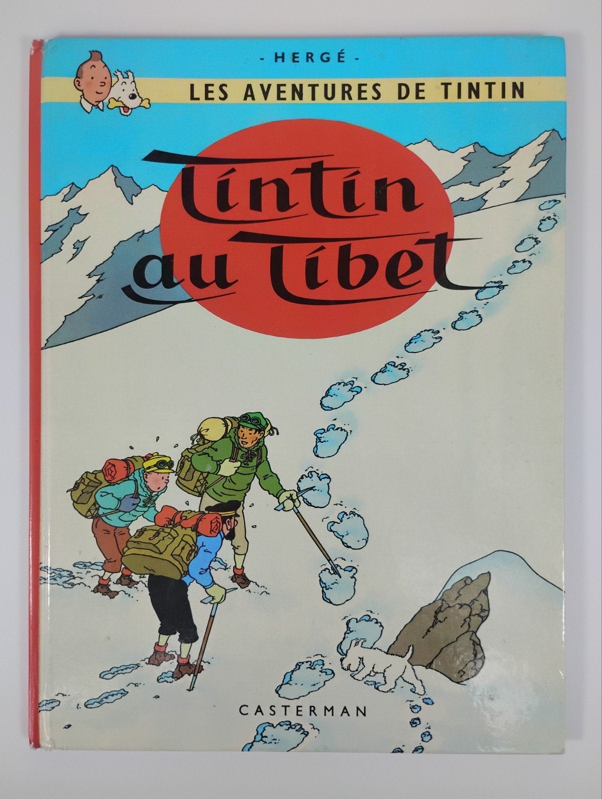 Tintin au Tibet 1970 cartonné Hergé, Livres, Histoire nationale, Enlèvement ou Envoi, Utilisé, 20e siècle ou après, Hergé
