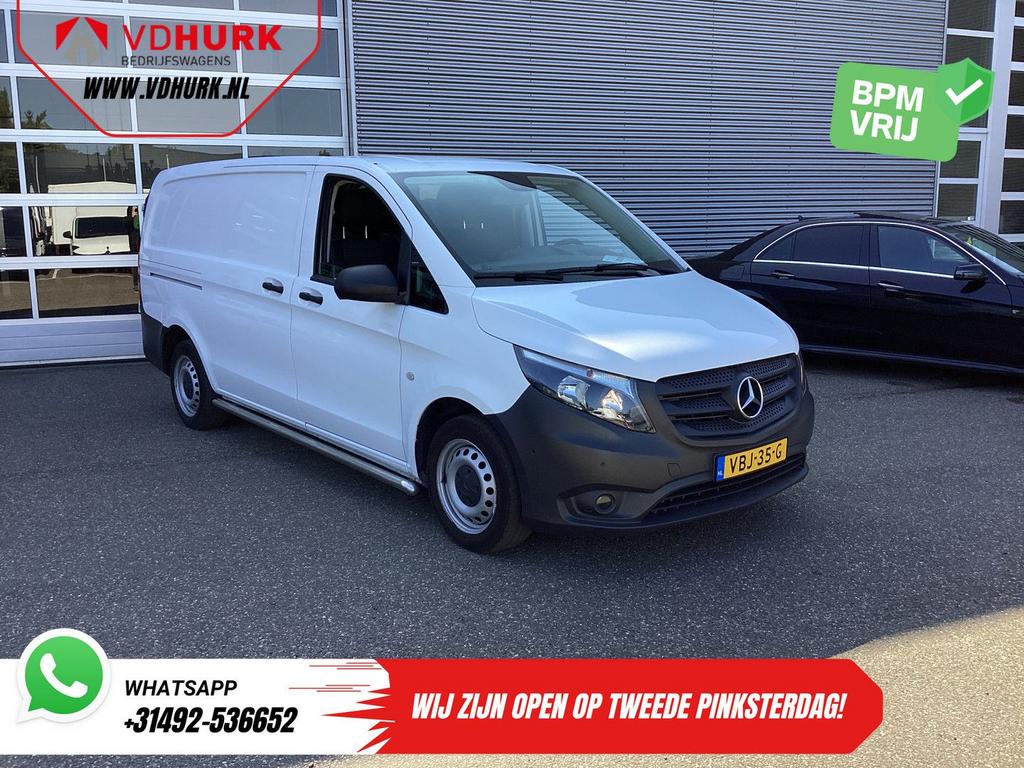 Mercedes-Benz Vito 114 CDI Aut. L2 NL Auto/ Cruise/ Navi/ Ca, Auto's, Bestelwagens en Lichte vracht, Automaat, Wit, Mercedes-Benz