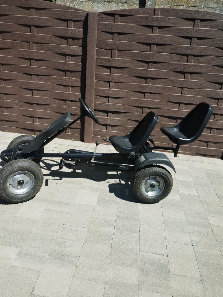 Zwarte mammoet gocart zie foto's, Ophalen, Zo goed als nieuw, Mammoet, Vrijloopautomaat