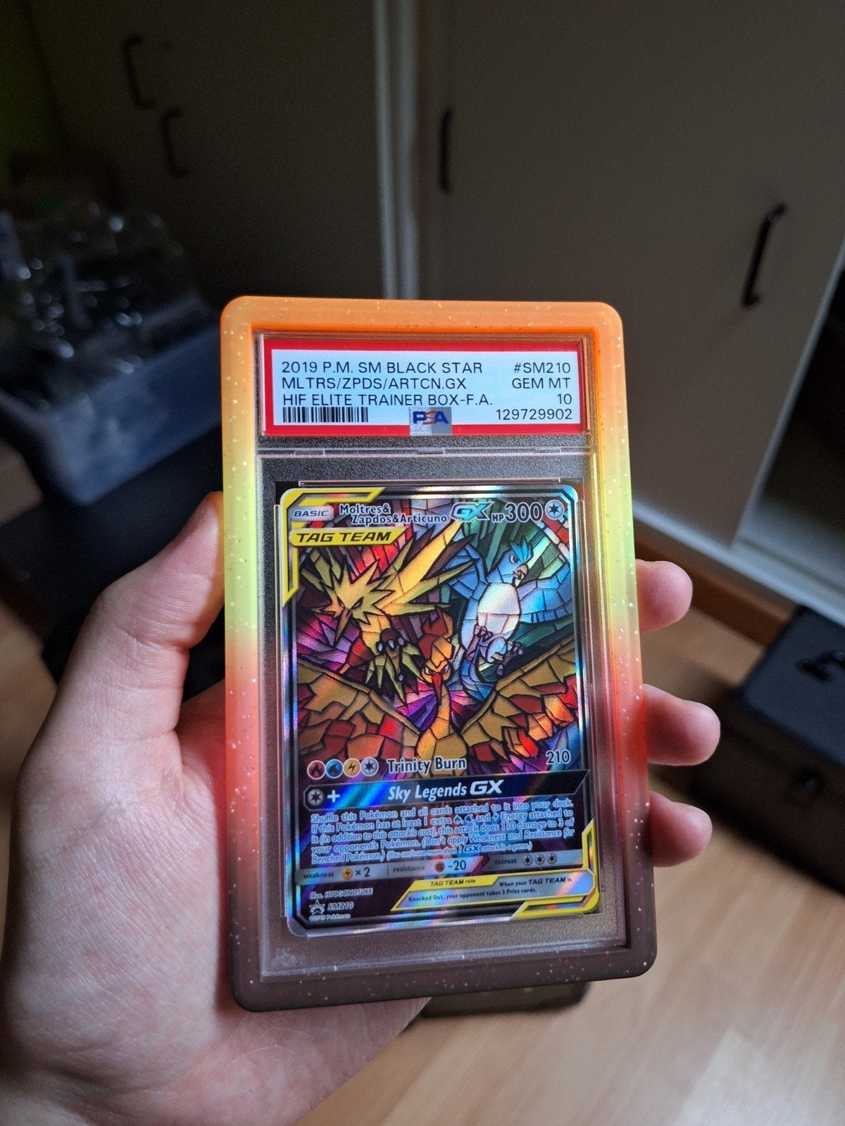 Pokemon Glass birds promo sm210 PSA 10 / 450 EUR, Ophalen of Verzenden