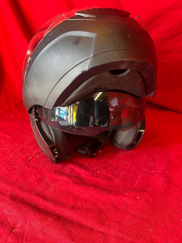 Casque ouvrable + pare-soleil, Enlèvement ou Envoi, Seconde main, M