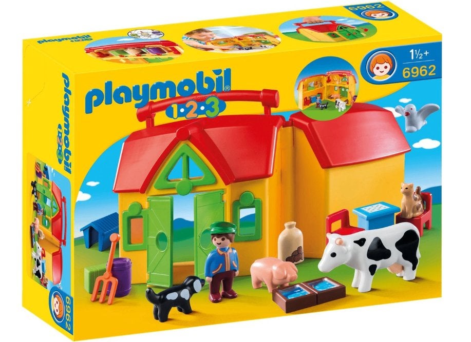 Playmobil boerderij, Kinderen en Baby's, Ophalen, Complete set, Overige typen, Zo goed als nieuw