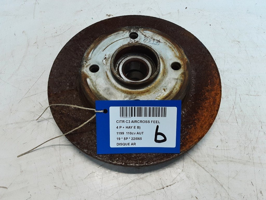 FREIN DISQUE ARRIÈRE Citroën C3 Aircross I (2C / 2R), Citroën, Mevr. I. Hauben, Utilisé, Rue de l'Espoir 34 34
4030  GRIVEGNÉE, BE