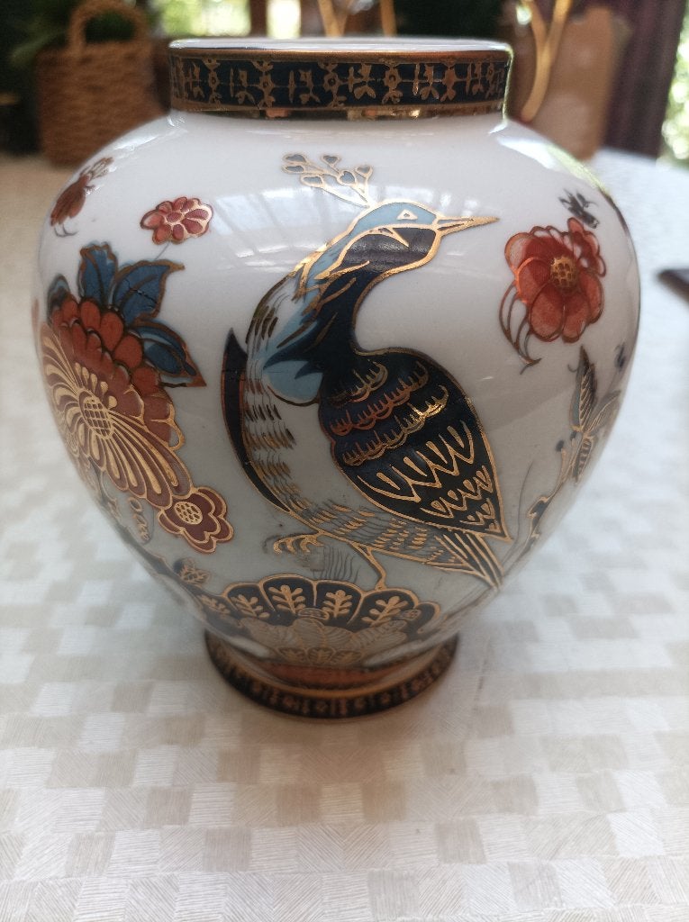 Vaasje chinees motief met deksel, Antiek en Kunst, Ophalen