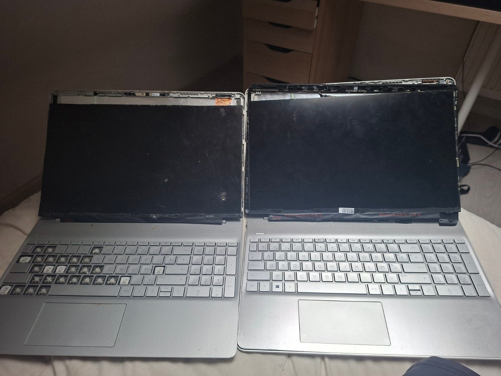 Broken laptops, Computers en Software, Hp, Met videokaart, Qwerty, Ophalen of Verzenden