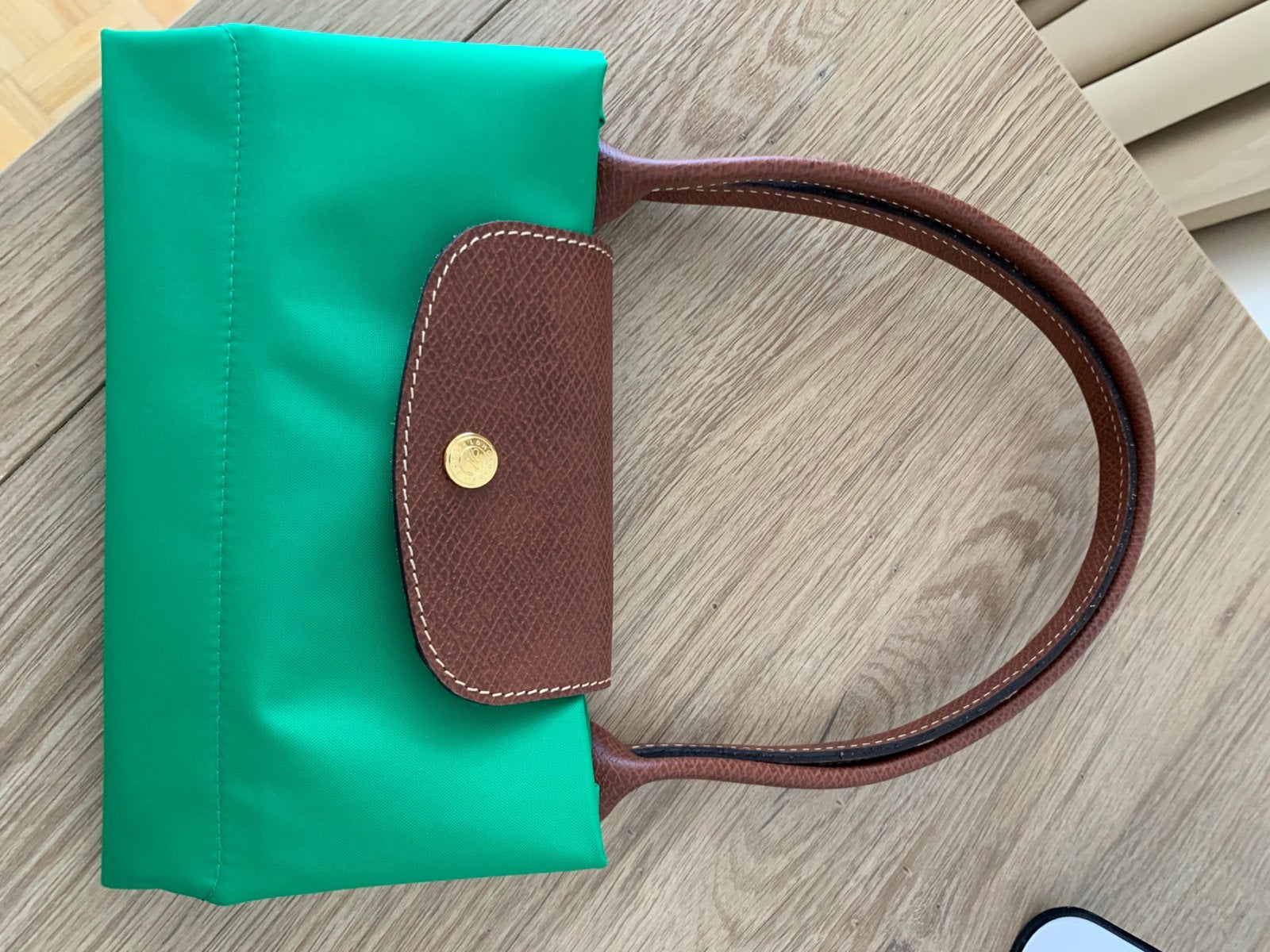 Sac à main Le Pliage Longchamp Taille M vert, Enlèvement, Neuf, Vert, Sac à main