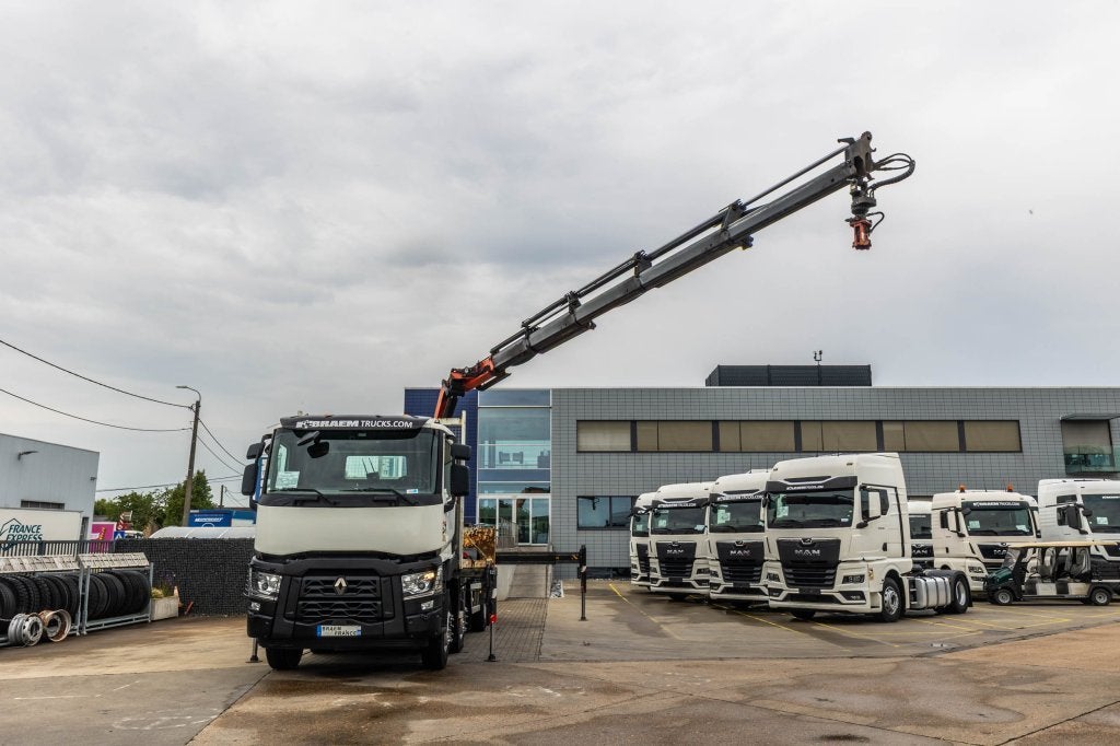 Renault C 380 DXI+Palfinger 26 T/m+5EXT. (bj 2014), Automaat, Achterwielaandrijving, Euro 6, Renault