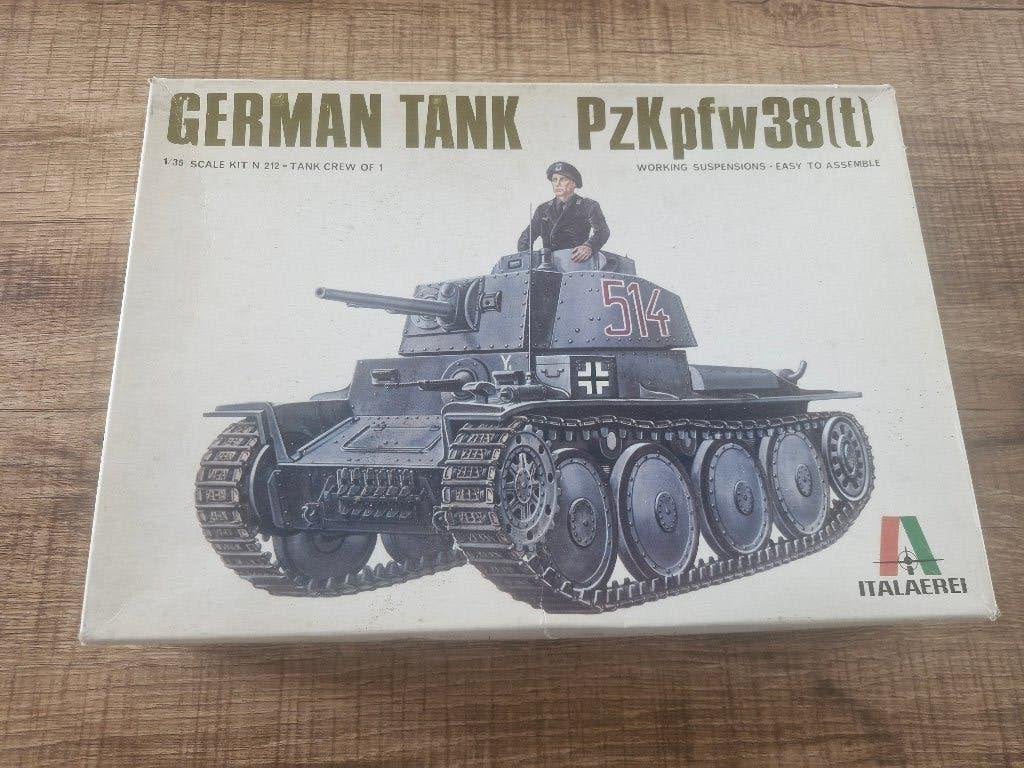 Italaerei 1/35 Pz.Kpfw38 (t) German Tank, Tank, Italeri, 1:32 tot 1:50, Ophalen of Verzenden