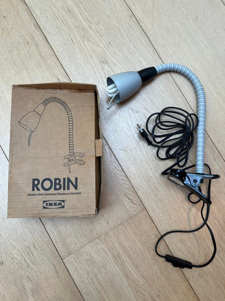 Vintage IKEA Robin Clip Lamp, Enlèvement ou Envoi, Utilisé, Autres matériaux, Moins de 50 cm