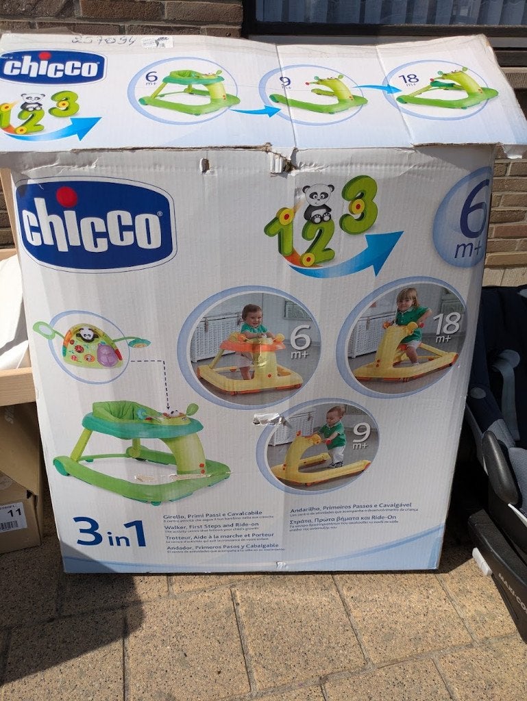 1-2-3 Activity Walker - groen, Ophalen, Gebruikt, Babygym, Met wieltjes