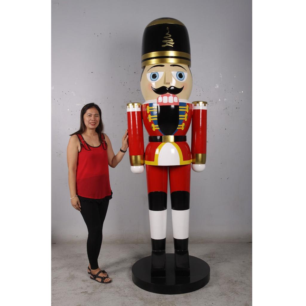 Statue du gardien Casse-Noisettes — Casse-Noisette 244 cm, Divers, Noël, Neuf, Enlèvement
