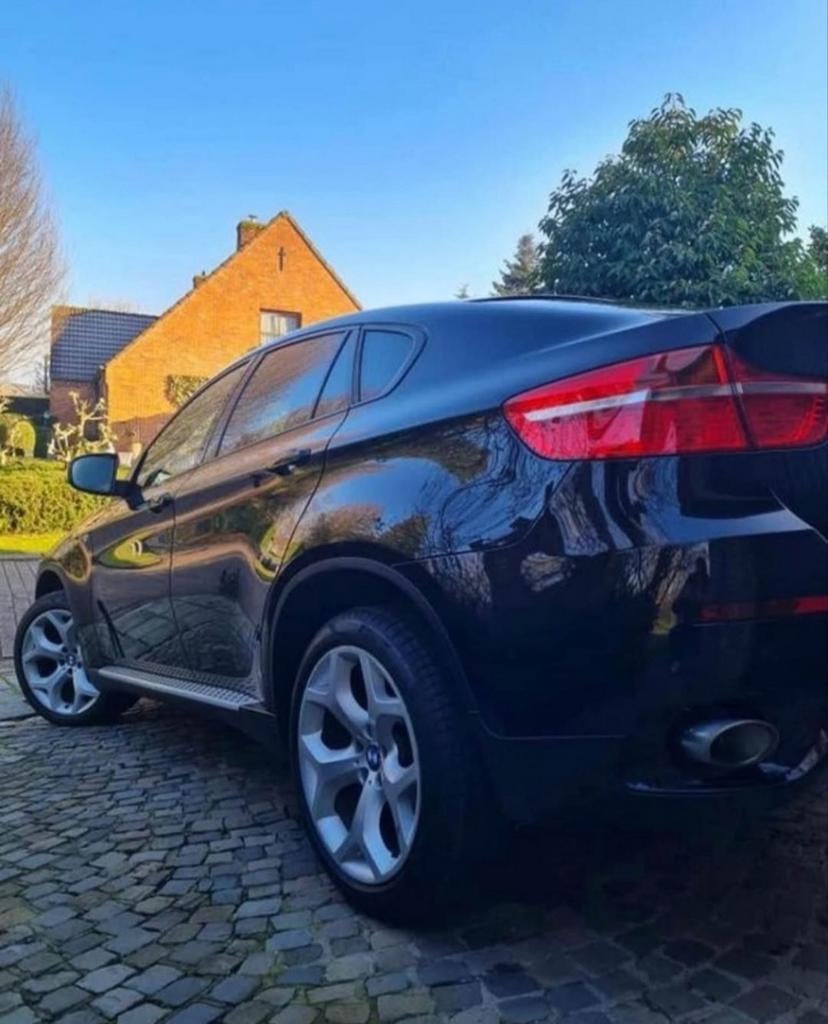 Bmw x6, Auto's, BMW, Automaat, Zwart, X6, Bruin