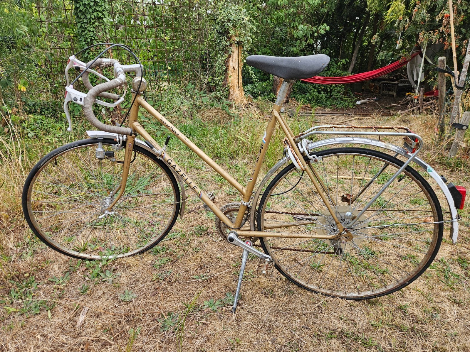 oude gazelle koersfiets vrouwenmodel, Fietsen en Brommers, Ophalen