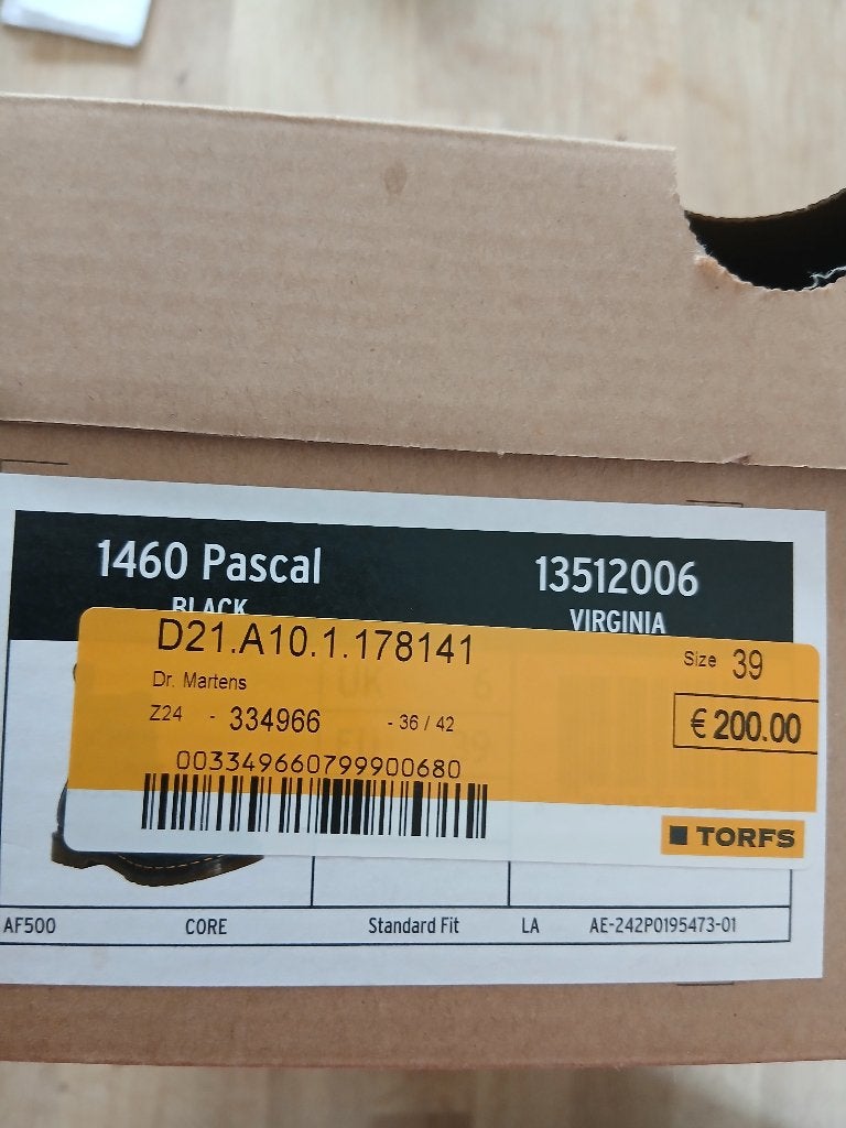 Dr Martins 1460 Pascal zwart, Vêtements | Femmes, Comme neuf, Enlèvement, Boots et Botinnes, Dr Martens