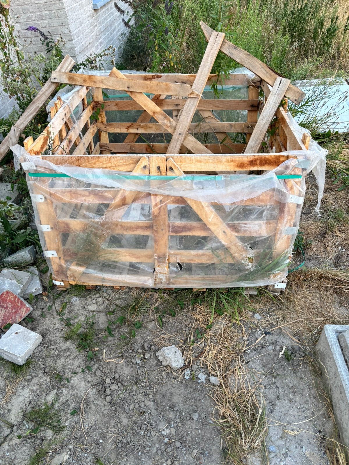 Houten kist gratis op te halen, Ophalen