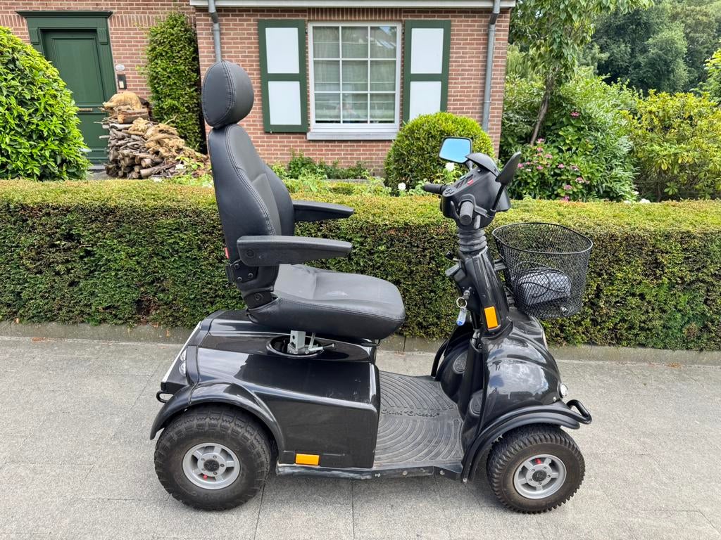 Mini crosser Scootmobiel 4wiel alle tranen invalide scooter, Ophalen of Verzenden, Inklapbaar, Zo goed als nieuw, Elektrische rolstoel