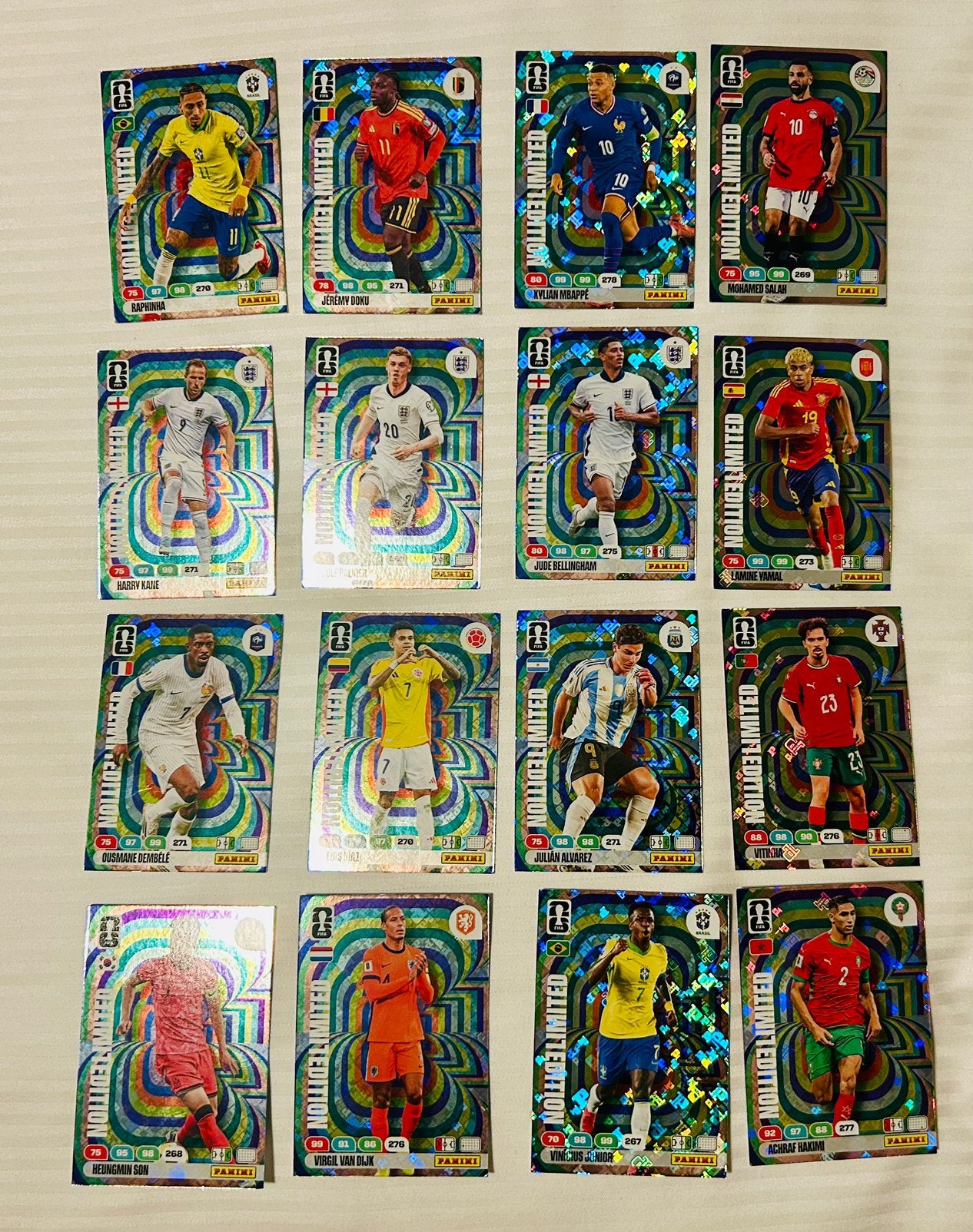 Panini fifa world cup 2026  16 verschillende holos, Ophalen of Verzenden, Nieuw, Meerdere plaatjes