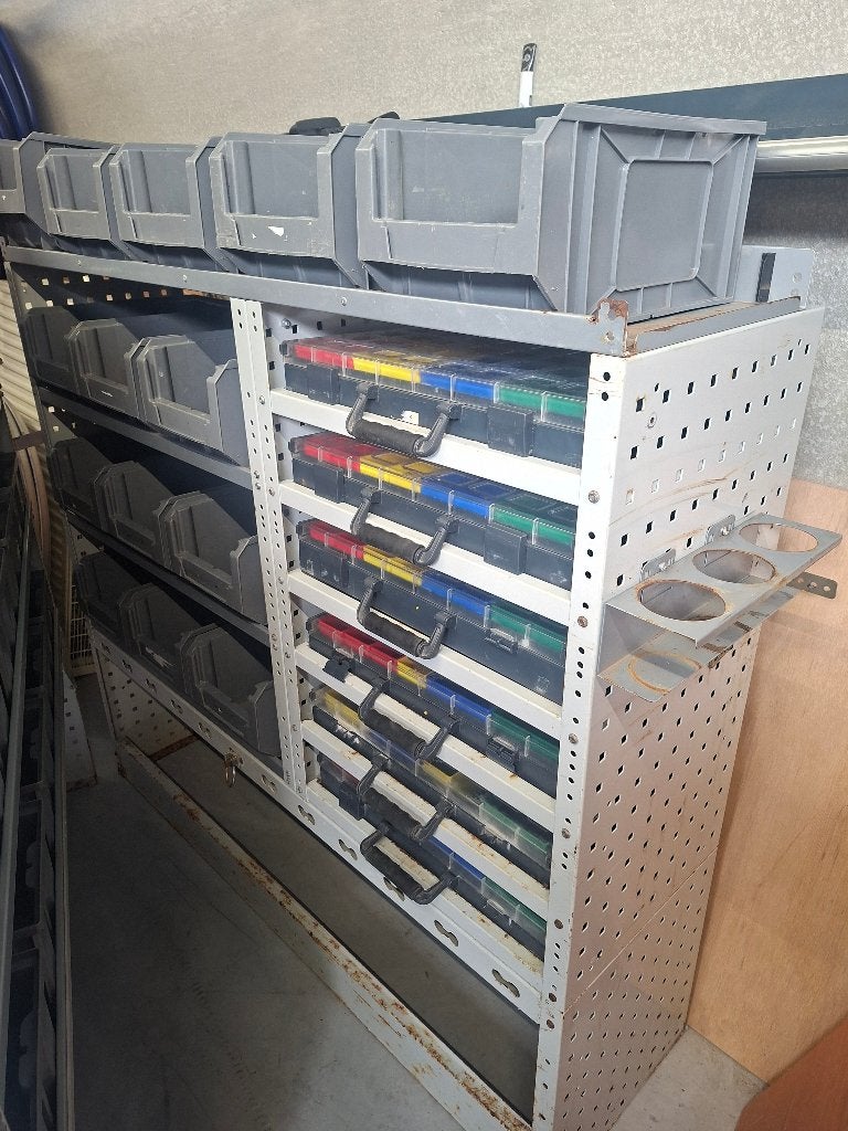 Inrichting bestelwagen, Ophalen, Gebruikt
