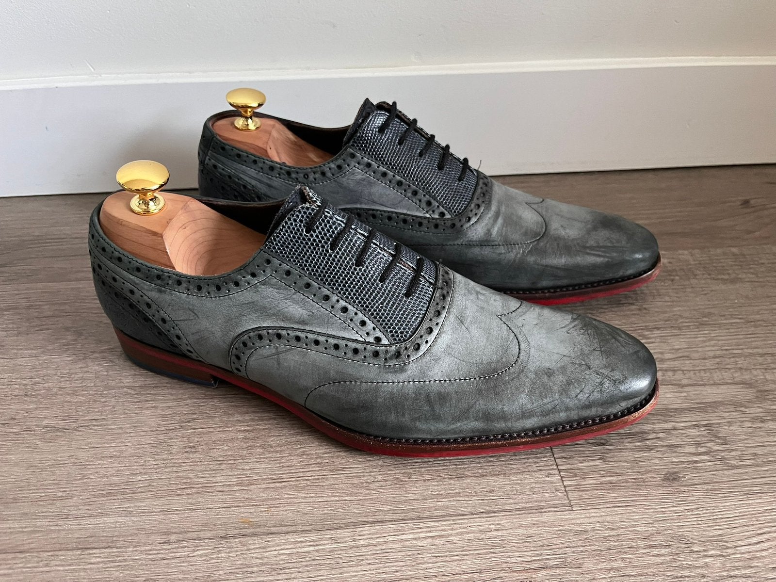 Floris van Bommel herenschoenen maat 7 / 41, Overige kleuren, Ophalen of Verzenden, Zo goed als nieuw, Veterschoenen
