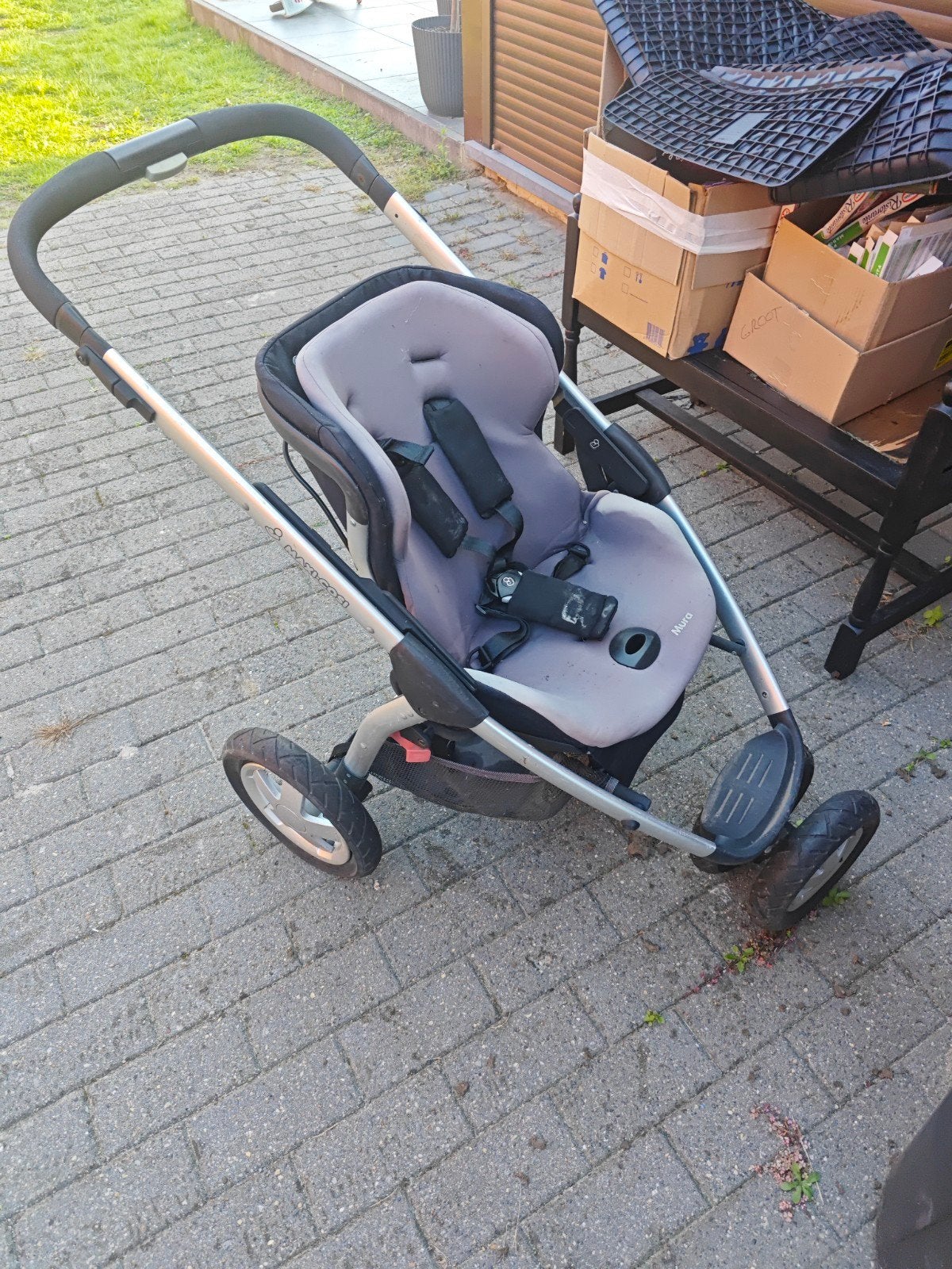 gratis maxi cosi kinderwagen, Ophalen