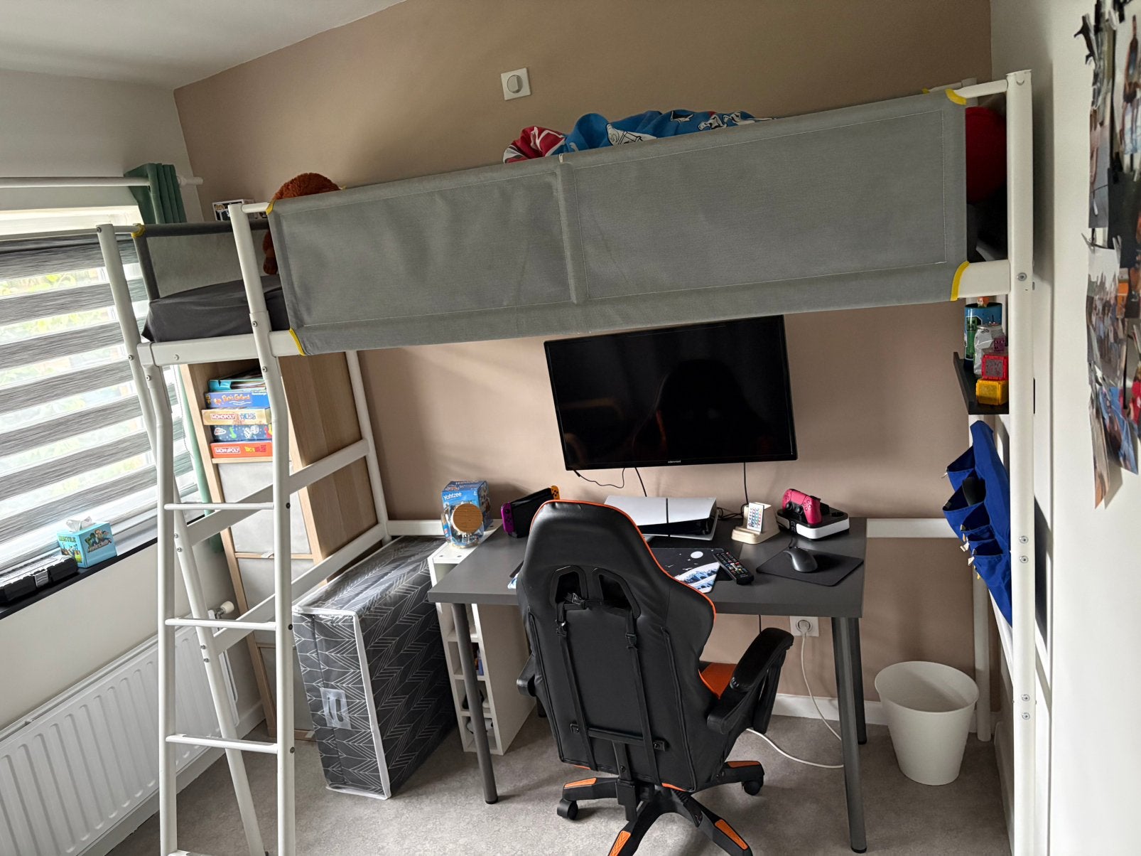 Lit mezzanine IKEA, Maison & Meubles, 90 cm, Une personne, Enlèvement, Utilisé